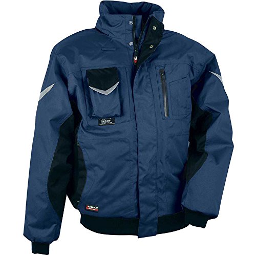 Cofra V001-0-02.Z46 Winter-Pilotenjacke "Iceberg", marineblau / schwarz, Größe 46 von COFRA