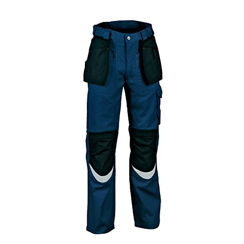 Cofra V064-0-02.Z52 Arbeitshose "Carpenter", marineblau / schwarz, Größe 52 von COFRA