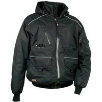 Cofra - leichte Arbeitsjacke wind- und regendicht, Motor schwarz 50 - Schwarz von COFRA