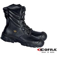 Cofra - Winter-Arbeitsschuhe S3 Ural Glattleder 41 - Schwarz von COFRA