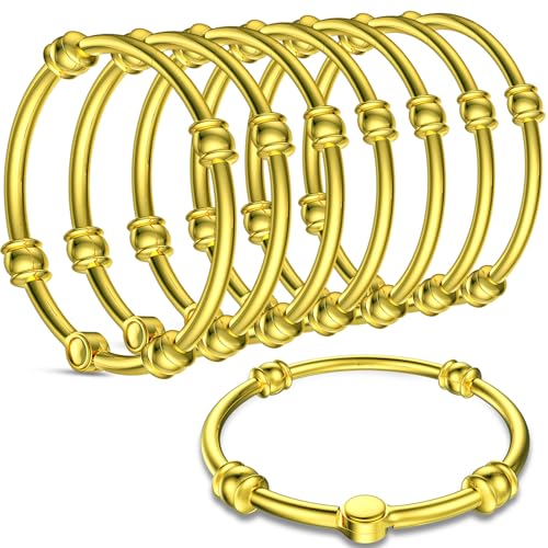 COFTCLMOMT 12 Stück Gold Duschringe für Duschvorhang, Durchmesser 47mm Rostfest Zinklegierung Duschvorhang Ringe, Vorhang Hängend Ringe für Duschvorhänge und Gardinenstangen Buchringe(Gold) von COFTCLMOMT