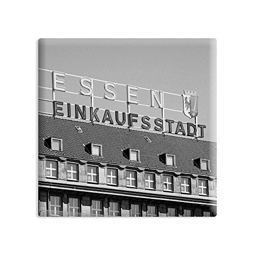 Kühlschrankmagnet Essen - Ruhr - 5 x 5 cm - Magnet mit Fotokunst-Motiv: Handelshof von COGNOSCO