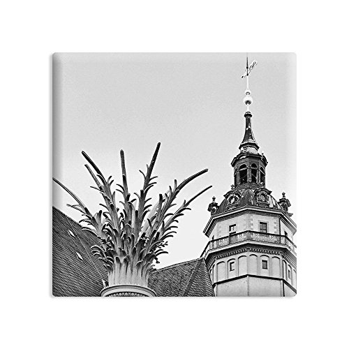 Kühlschrankmagnet Leipzig - 5 x 5 cm - Magnet mit Fotokunst-Motiv: Nikolaikirche von COGNOSCO