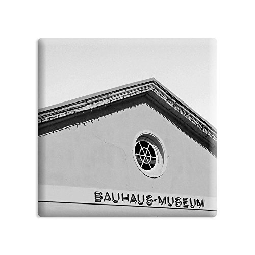 Kühlschrankmagnet Weimar - 5 x 5 cm - Magnet mit Fotokunst-Motiv: Bauhaus-Museum von COGNOSCO