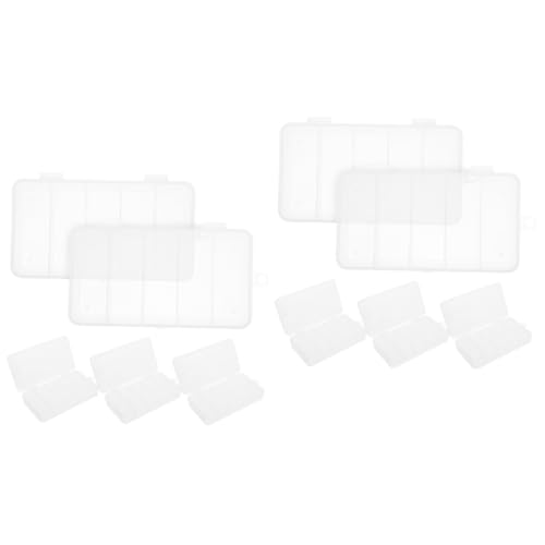 COHEALI 10 STK Aufbewahrungskiste Aufbewahrungsbehälter für Perlen Nail-Art-Fall Vorratsbehälter Werkzeug Behälter für Schmuck Schmuck-Organizer Mit Deckel Perlenkiste Komponente Fach Box von COHEALI