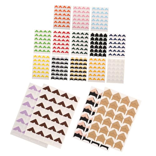 COHEALI 17 Blätter Selbstklebende Fotoecken Bunte Foto Corner Sticker für Scrapbooking Alben DIY Bastelprojekte Einsetzbar Leicht Anzubringen Ohne Fotoschäden COHEALI 17 Blätter Selbstklebende Fotoecken Bunte Foto Corner Sticker für Scrapbooking Alben DIY Bastelprojekte Einsetzbar Leicht Anzubringen Ohne Fotoschäden von COHEALI