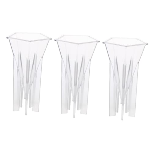 COHEALI 3 Stk Kerzenform Dekorative Kerze Formen Zur Seifenherstellung Formen Für Weihnachtskerzen Wachsschmelzformen Kerzengussformen Epoxy-kerze Spitzkerzen Stumpenkerzenhalter Plastik von COHEALI
