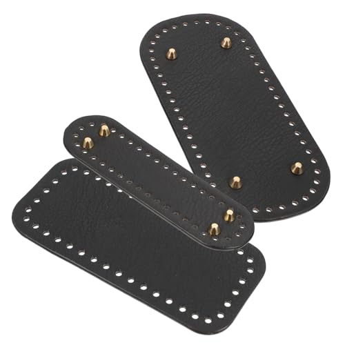 COHEALI 3 Stück Teiliges PU Leder Taschenboden Einfache Bag Bottom Pads Langlebige Bag Base Liners Oval und Geeignet für DIY Häkeltaschen und Taschenherstellung COHEALI 3 Stück Teiliges PU Leder Taschenboden Einfache Bag Bottom Pads Langlebige Bag Base Liners Oval und Geeignet für DIY Häkeltaschen und Taschenherstellung von COHEALI