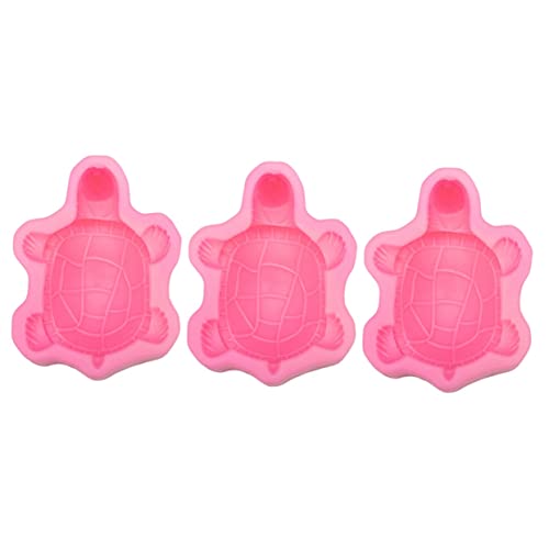 COHEALI 3 Stücke Meer Schildkröte Geformt Form Fondant Schokolade Mold Shell Marine Thema Formen von COHEALI