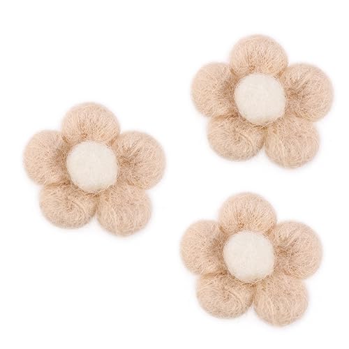 COHEALI 3-teiliges Dekorations-bastelset Aus Wollfilz Haarnadeln Dekoration Aus Wollfilz Fünfblättrige in Fleischform Für Weihnachtsbastelzubehör COHEALI 3-teiliges Dekorations-bastelset Aus Wollfilz Haarnadeln Dekoration Aus Wollfilz Fünfblättrige in Fleischform Für Weihnachtsbastelzubehör von COHEALI