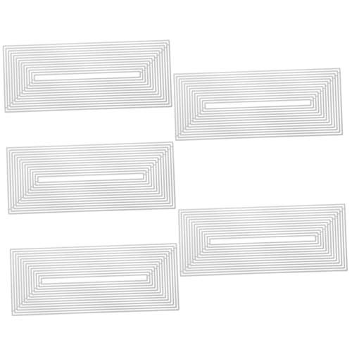 COHEALI 5 Stück Grußkarten Form Layering Schablonen Für Die Kartenherstellung Prägeordner Stanzformen Für Grußkarten Stanzformen Für Die Grußkartenherstellung Grußkartenformen von COHEALI