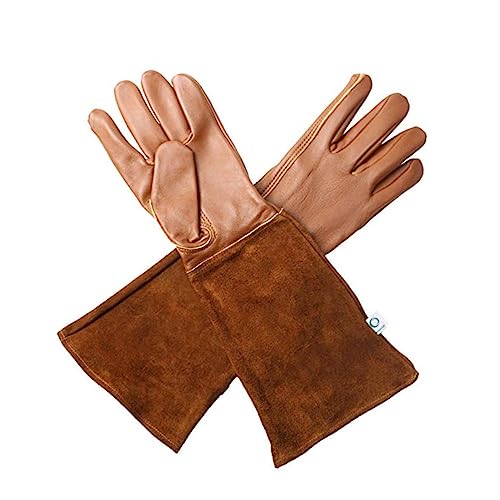 COHEALI Lange Arbeitshandschuhe Schutz Handschuhe Hitzebeständig Schnittfest Rutschfest Garten und Schweißarbeiten Labor Schutzausrüstung für Handschutz von COHEALI