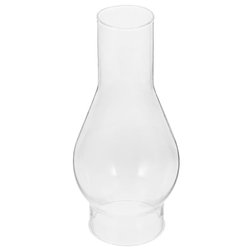 COHEALI Zylinder Lampenglas Zylinderglas Petroleumlampe Ersatzglas Öllampe Glasschirm Leuchtenglas Glashütte Oberer Durchmesser 3.5 cm Untere Durchmesser 5.4cm Wohnkultur von COHEALI