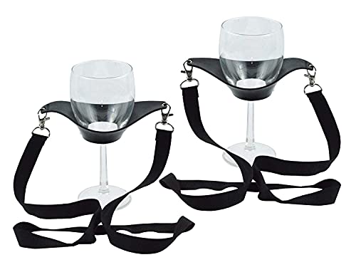 2 pc Halstrageband Weinglashalter, Lanyard tragbarer Halter für Weingläser das Umhängen um den Hals - Weinwanderungen, oder die Grillparty. von COIEK, Schwarze 2 pc Halstrageband Weinglashalter, Lanyard tragbarer Halter für Weingläser das Umhängen um den Hals - Weinwanderungen, oder die Grillparty. von COIEK, Schwarze von COIEK