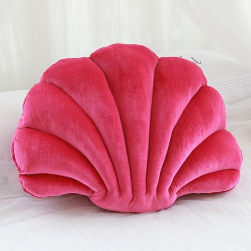 COITROZR Kissen Muschel Muschelkissen 3D Plüsch Muschel Kissen, Weich Muschel Pillow, Dekokissen Muschel Sofakissen Muschelkissen Kuschelkissen Muschel Kopfkissen Kissen von COITROZR