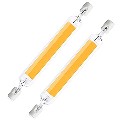 COITROZR R7s LED 78mm Dimmbar, 10W Ersatz 80W Halogen Leuchtmittel, 360° Abstrahlwinkel, 2 Stück Warmweiß 3000K Stablampe COITROZR R7s LED 78mm Dimmbar, 10W Ersatz 80W Halogen Leuchtmittel, 360° Abstrahlwinkel, 2 Stück Warmweiß 3000K Stablampe von COITROZR