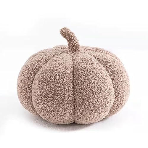 Kürbis Kissen, 3D Plüsch Kürbis Kissen, Kürbis Halloween Kissen, Herbst Kissen Kürbis Deko mit Füllung, Pumpkin Pillow, Dekokissen Kürbis Kopfkissen Kissen von COITROZR