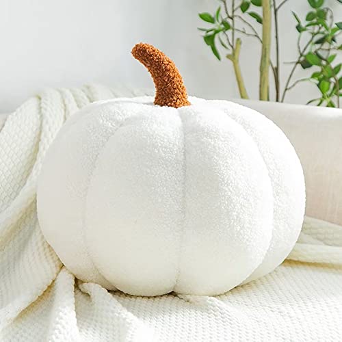 Kürbis Kissen, 3D Plüsch Kürbis Kissen, Kürbis Halloween Kissen, Herbst Kissen Kürbis Deko mit Füllung, Pumpkin Pillow, Dekokissen Kürbis Kopfkissen Kissen von COITROZR