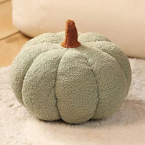 Kürbis Kissen, 3D Plüsch Kürbis Kissen, Kürbis Halloween Kissen, Herbst Kissen Kürbis Deko mit Füllung, Pumpkin Pillow, Dekokissen Kürbis Kopfkissen Kissen von COITROZR