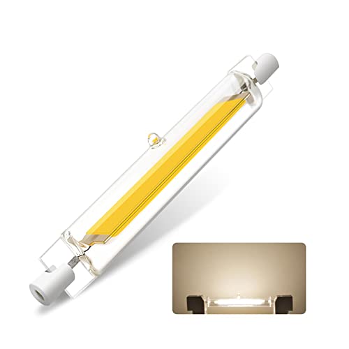 COITROZR R7S LED lampe 118mm, Dimmbar Bulbs, Naturweiß 4500K, 10W R7S LED Glühbirne Ersetzt 100W Halogenlampen, 1000LM COB Hightlight, AC 220V - 240V, 1pcs von COITROZR