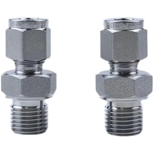 1 Stück M5 6 8 10 12 14 16 20 Metri Male x 2–12 mm 1/16–1 Zoll Rohrkompressionsverschraubung 316L Edelstahl-Rohrverschraubung(M20x1.5,8MM_THREAD) von COKYIS