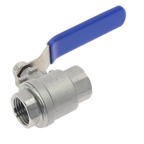 1pcsStainless Stahl SS 304 Rohr/Kugel Ventil Innengewinde 1/4 "3/8" 3/4 "1" 1-1/4 "Sanitär AUF-OFF Ball Ventil Gerade(1/2") von COKYIS