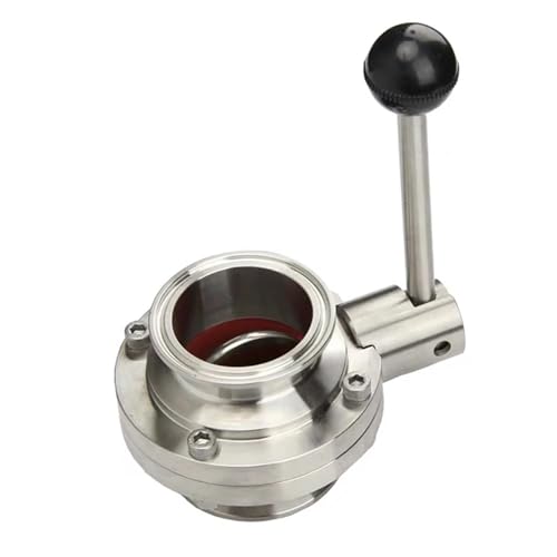 2,5" 63mm SS304 Edelstahl Sanitär 2,5" Tri Clamp Absperrklappe Homebrew Bier Milchprodukt 2,5" 63mm SS304 Edelstahl Sanitär 2,5" Tri Clamp Absperrklappe Homebrew Bier Milchprodukt von COKYIS