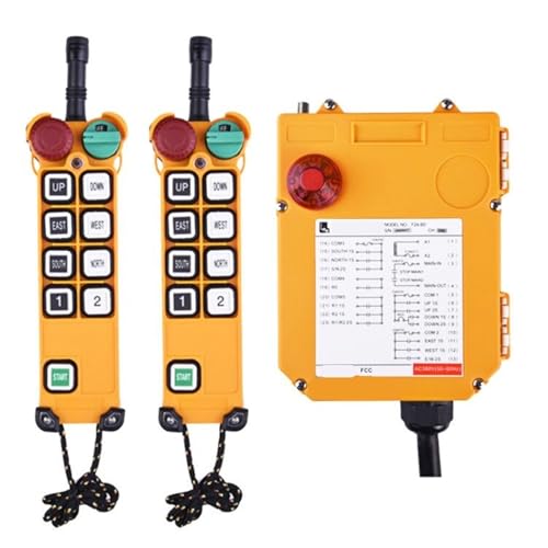 8 tasten Industrie Controller F24-8S Single Speed ​​Control Hoist Kran Control Lift Kran(2T1R,AC220V) von COKYIS