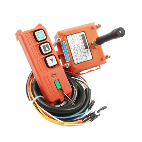 F21-2S Industrielle Steuerung Elektrische Hoist Control Wicklung Motor Sandstrahl Schalter UHF 433mhz 3 taste(Blue,110 V) von COKYIS