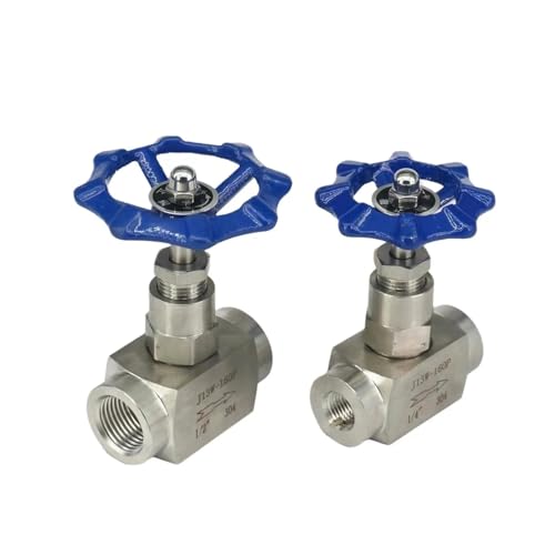 Hochdruck 1/4 "3/8" 1/2 "3/4" 1 "BSPP Weibliche 304 Edelstahl Nadel Ventil Flow Control(1/2") von COKYIS