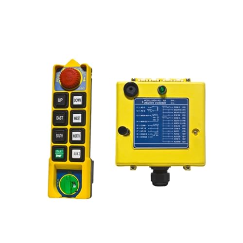K2 8 Tasten doppelte Geschwindigkeit Industrielle Kransteuerung Schalter Hoist Brückenkran Controller(2T 1R,AC220V) von COKYIS