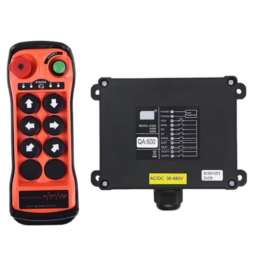 QA600 6 tasten single speed Industrielle Kran Control schalter Hoist track Kran Lift Controller(2T 1R,AC DC10-24V) von COKYIS