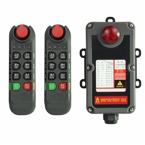 TRK-R8S R6S einzel geschwindigkeit Industrielle Kran Control schalter Hoist overhead brücke Kran Lift Control(R6S 2T1R) von COKYIS