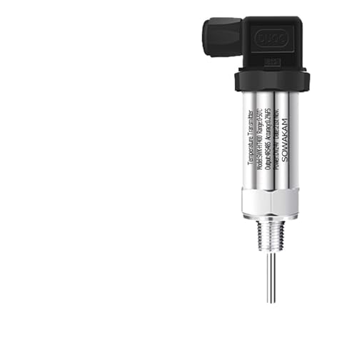 Temperatursensor Platin RTD PT100 Modul Plug-in RTD Temperaturfühler RS485 Ausgang 24 VDC Hussman Temperaturtransmitter (Color : 0-100C G1-4, Size : 200mm) von COKYIS