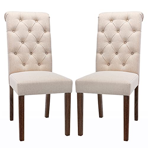 COLAMY Esszimmerstühle, Holz, Beige, 2er Set COLAMY Esszimmerstühle, Holz, Beige, 2er Set von COLAMY