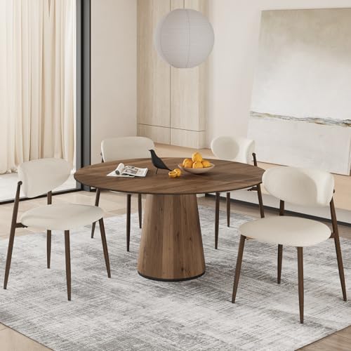 COLAMY Küchenstuhl Esszimmerstühle 4er Set, Moderne Polsterstuhl Essstühle mit Fester Rückenlehne, Stoff Esszimmerstühl mit Metallbeinen für Esszimmer, Küche, Restaurant, Beige COLAMY Küchenstuhl Esszimmerstühle 4er Set, Moderne Polsterstuhl Essstühle mit Fester Rückenlehne, Stoff Esszimmerstühl mit Metallbeinen für Esszimmer, Küche, Restaurant, Beige von COLAMY