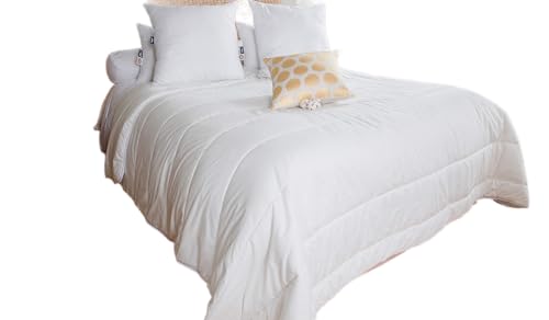 COLAS NORMAND - Bio-Bettdecke - warm - 260 x 240 cm - Bio-Baumwolle - Füllung aus recycelten Flaschen - Umweltfreundlich - Made in France von COLAS NORMAND