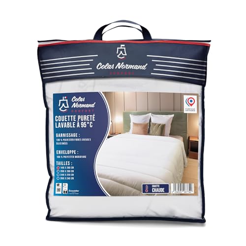COLAS NORMAND Warme Bettdecke – Reinheit 100% Polyester Mikrofaser – 140 x 200 cm – weich wie Pfirsichhaut von COLAS NORMAND