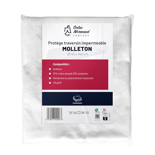 Nackenrolle, wasserdicht, Molton, 140 x 40 cm von COLAS NORMAND