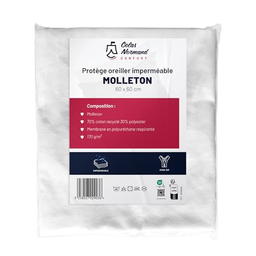 Wasserdichter Kissenschutz, Molton, 60 x 60 cm von COLAS NORMAND