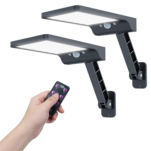 COLBOR Solarlampen für Außen mit Bewegungsmelder, Solarleuchten für außen 3 Modi 48 LED Aussenleuchte mit Fernbedienung IP65 Wasserdicht 2PCS, Solarlampe-Außen-LED-Bewegungsmelder-Solarleuchte COLBOR Solarlampen für Außen mit Bewegungsmelder, Solarleuchten für außen 3 Modi 48 LED Aussenleuchte mit Fernbedienung IP65 Wasserdicht 2PCS, Solarlampe-Außen-LED-Bewegungsmelder-Solarleuchte von COLBOR