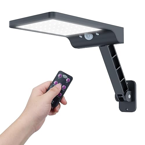 COLBOR Solarlampen für Außen mit Bewegungsmelder, Solarleuchte für außen mit Fernbedienung Solar Strahler außen 3 Modi Einstellbar IP65 Wasserdicht, Solarlampe-Außen-LED-Bewegungsmelder-Solarlichte COLBOR Solarlampen für Außen mit Bewegungsmelder, Solarleuchte für außen mit Fernbedienung Solar Strahler außen 3 Modi Einstellbar IP65 Wasserdicht, Solarlampe-Außen-LED-Bewegungsmelder-Solarlichte von COLBOR