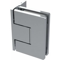 Colcom - Duschtür Scharnier 8500N 90 Grad Glas-Wand, Messing verchromt poliert von COLCOM