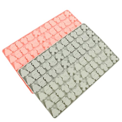 COLLBATH 2stücke Teiliges Silikon Backform Für Hundeleckerli Weihnachtsmotiv Lebensmittelecht Flexible Silikonform Für Snacks Geeignet Für Hunde Und Haustiere von COLLBATH