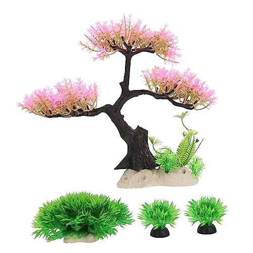 COLLBATH 1 Satz Künstliche Pflanzen für Aquarium Realistische Dekoration für Fischbecken Klein und Groß mit Zufallsbasisfarbe Zubehör für Aquariengestaltung Zufällige Farbe COLLBATH 1 Satz Künstliche Pflanzen für Aquarium Realistische Dekoration für Fischbecken Klein und Groß mit Zufallsbasisfarbe Zubehör für Aquariengestaltung Zufällige Farbe von COLLBATH