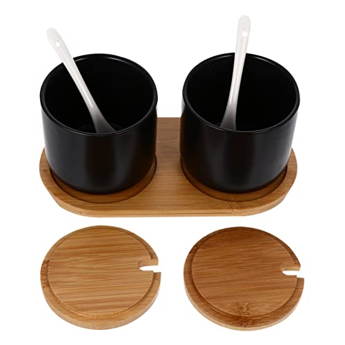 COLLBATH 1 Satz Teiliges Keramische Gewürzdosen mit Deckel und Löffel für Aufbewahrung von Salz Pfeffer Paprika und Anderen Gewürzen COLLBATH 1 Satz Teiliges Keramische Gewürzdosen mit Deckel und Löffel für Aufbewahrung von Salz Pfeffer Paprika und Anderen Gewürzen von COLLBATH