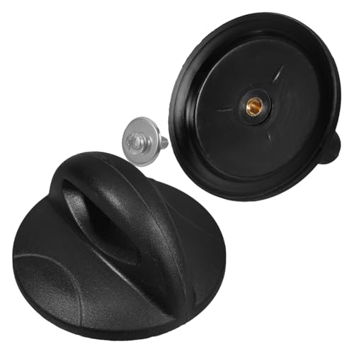 COLLBATH 1 Satz Topfdeckel Glasdeckel Küche Verbesserter Kochdeckelgriff Hitzebeständiger Deckelknopf Wiederverwendbarer Deckelgriff Pfannen-ersatzdeckelknöpfe Topfknopf Bakelit Black 2st von COLLBATH