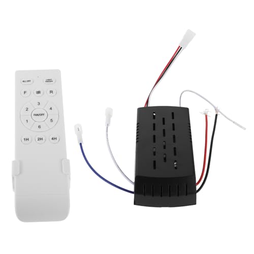 COLLBATH 1 Satz Variable Speed Deckenventilator Controller mit Dc Motor und Kabelloser Fernbedienung Präzise Steuerung für Deckenventilatoren und Lampen Langlebig und Sicher im Betrieb von COLLBATH