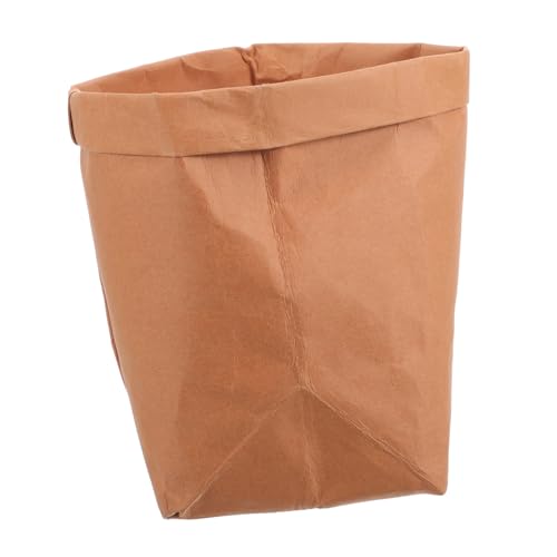 COLLBATH 1 Stück Kraftpapierbeutel Aufbewahrungsbehälter Blumentopf Aus Kraftpapier Blumeneimer Für Indoor-garten von COLLBATH