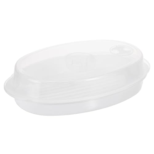 COLLBATH 1 Stück Gedünsteter Fischteller Mikrowellenofendampfer Kochgeschirr-dampfgarer Mikrowellen-dampfgarer von COLLBATH